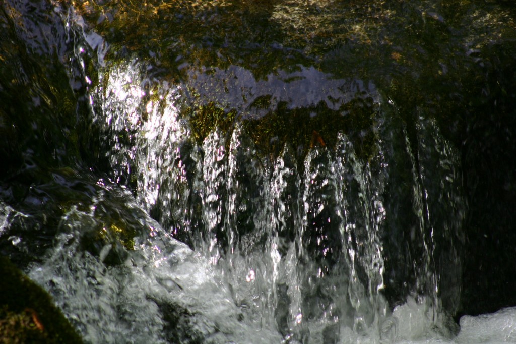 Water over stone